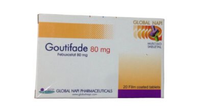 دواعي استعمال Goutifade لعلاج النقرس