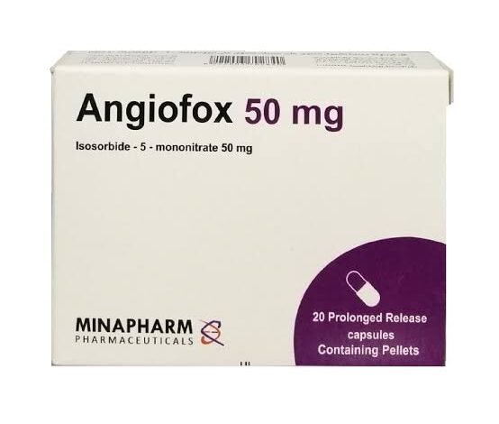 أقراص انجيوفوكس Angiofox للقلب: الاستعمالات والجرعة والسعر والأعراض‎