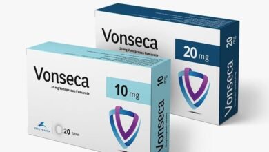 فونسيكا أقراص 10 و20.. استخدامات Vonseca والجرعة والسعر والبديل‎
