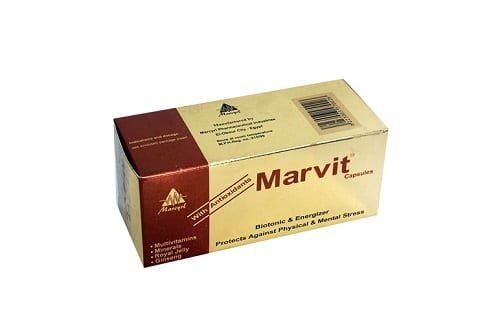 فوائد مارفيت Marvit مكمل غذائي لعلاج نقص الفيتامينات وزيادة الوزن‎