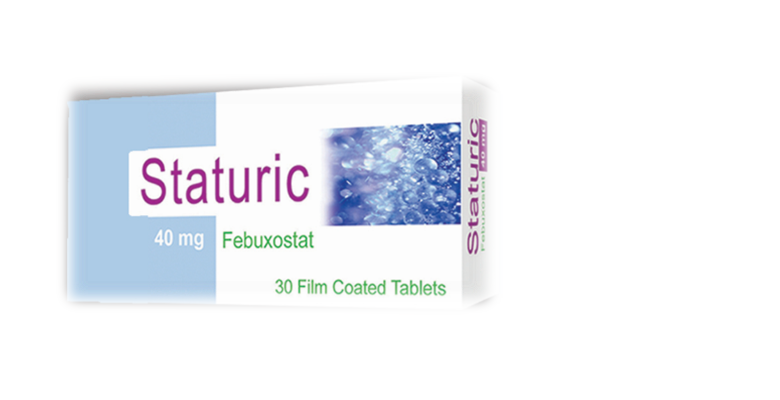 ستاتيوريك STATURIC أفضل دواء لعلاج النقرس والسعر والجرعة والآثار الجانبية‎