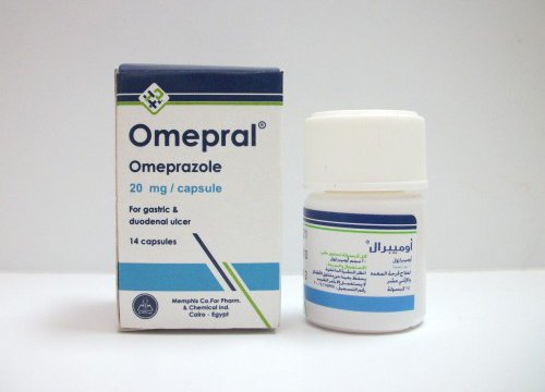 أميبرال كبسولات لعلاج الحموضة وقرحة المعدة Omepral Capsules