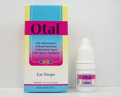 أوتال نقط مزيل لشمع الاذن ولعلاج التهاب الأذن الخارجية Otal Ear Drops
