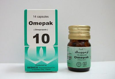 أوميباك كبسولات لعلاج قرحة المعدة وإرتجاع المرئ Omepak Capsules