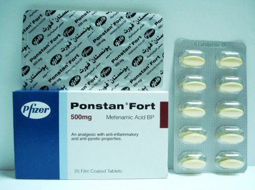 بونستان فورت أقراص مسكن للآلام ومضاد للألتهابات Ponstan Fort Tablets