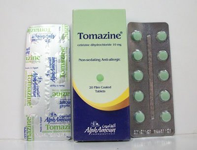 تومازين لعلاج الحساسية والحكة الجلدية Tomazine
