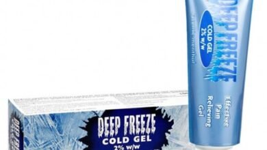 دواعي استعمال جيل ديب فريز Deep Freeze Gel وطريقة الاستخدام والسعر‎
